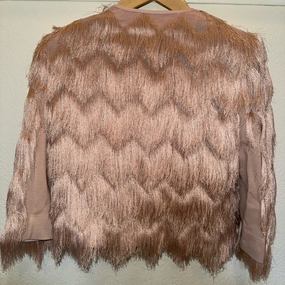 NWT BCBGMAXAZRIA Jaxon Fringe Jacket - Picture 6 of 11
